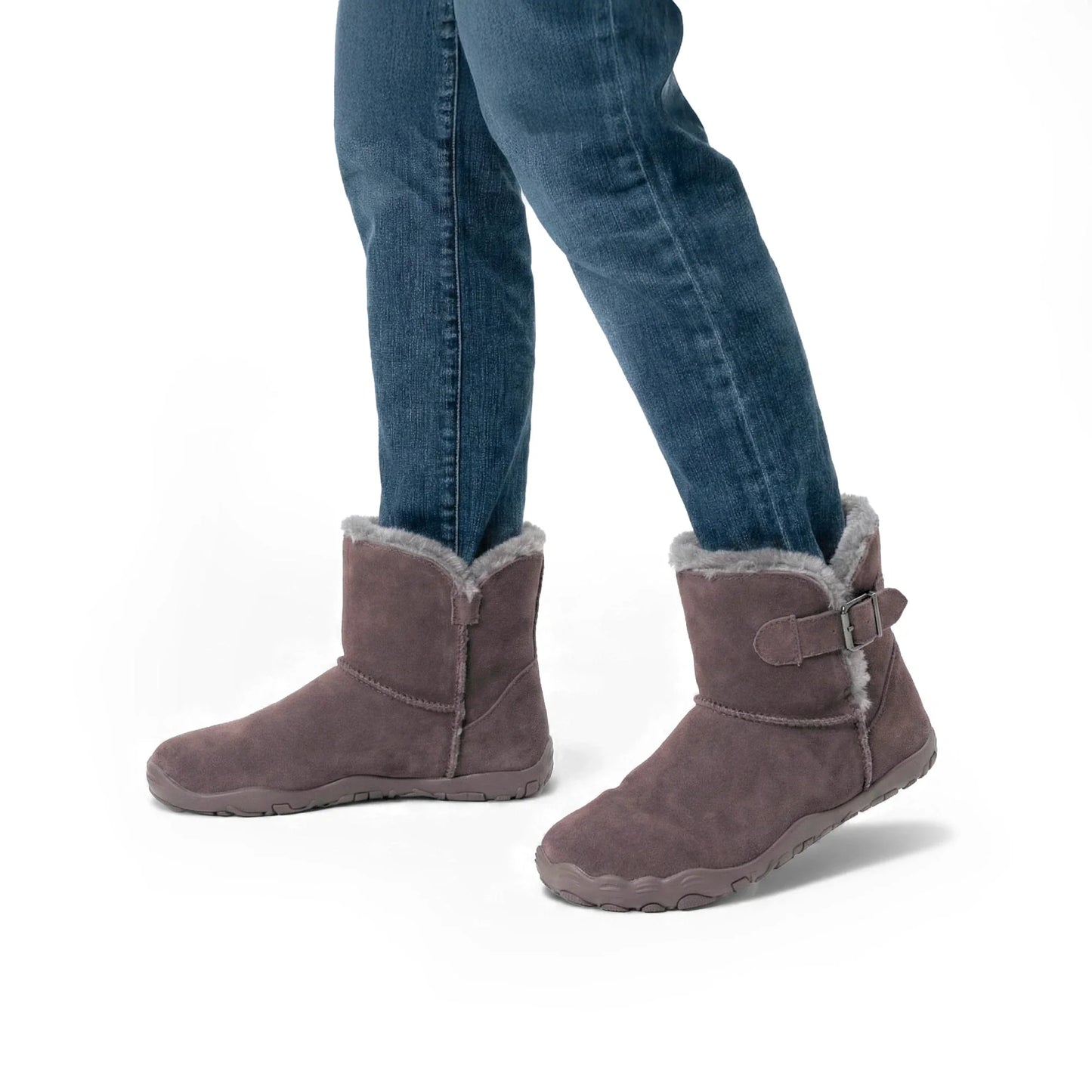 Cozely - Women’s Fur-Lined & Ergonomic Barefoot Shoes