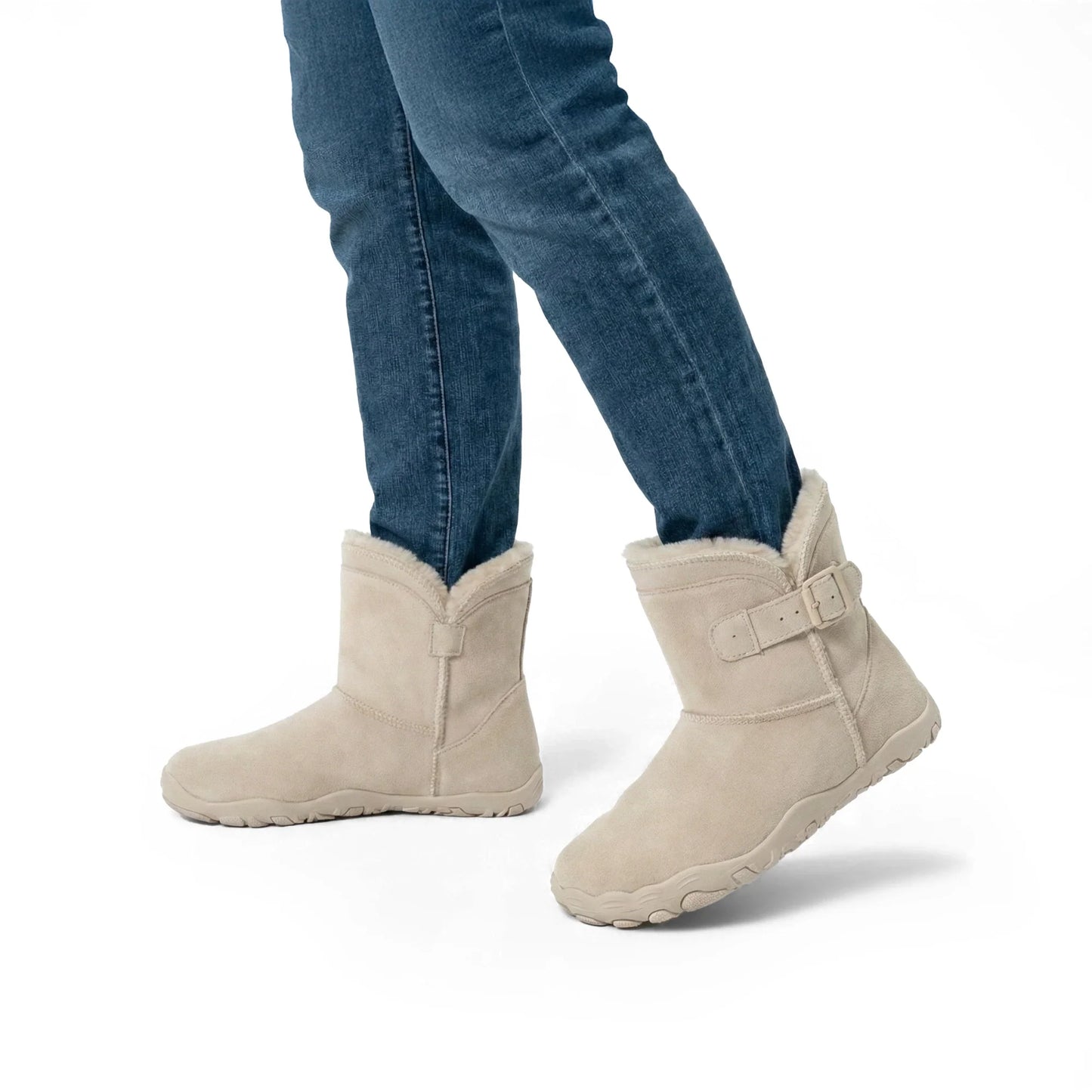 Cozely - Women’s Fur-Lined & Ergonomic Barefoot Shoes