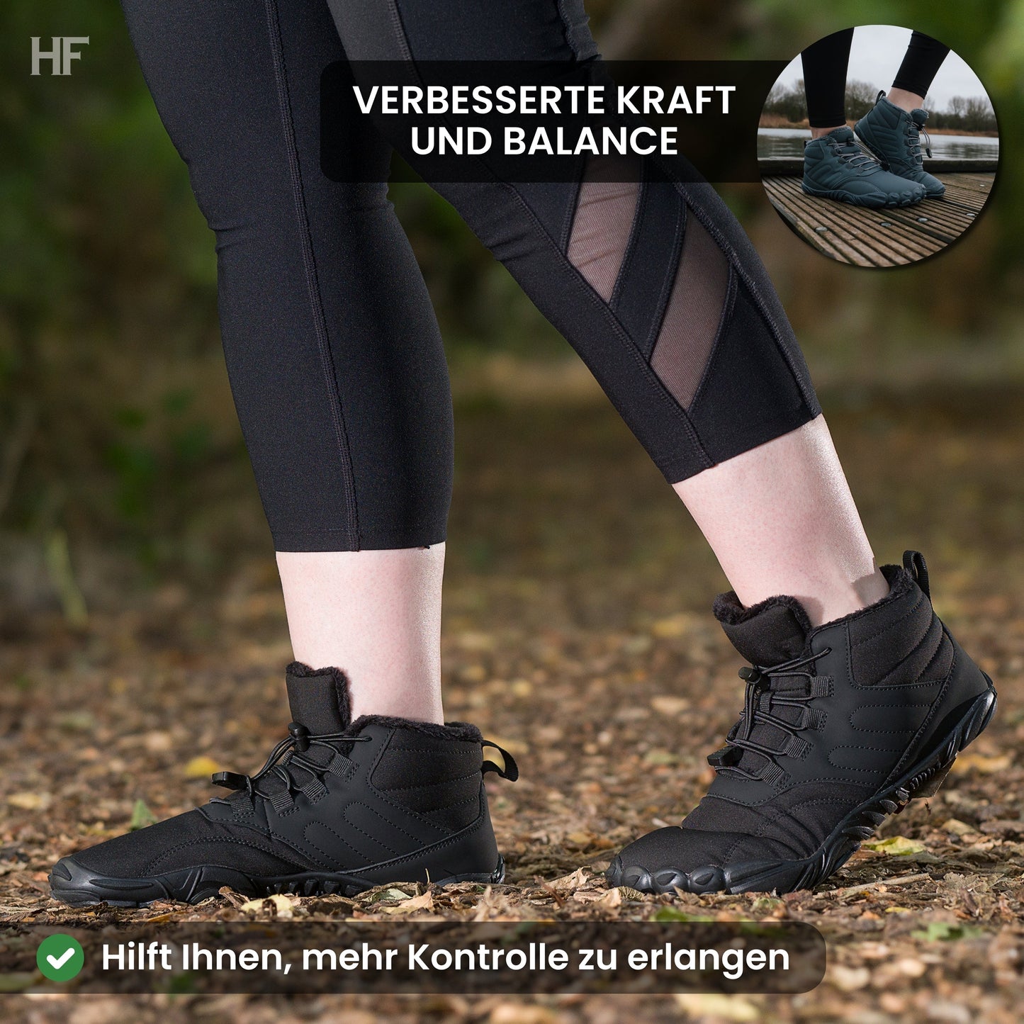 Caspar Pro - Non-slip & Water-Resistant Winter Barefoot Shoe