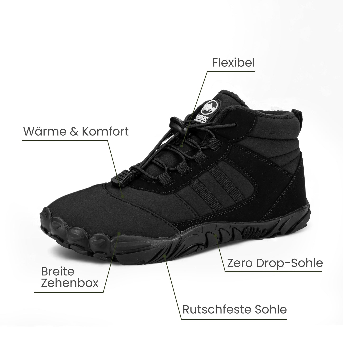 Kasdava Pro -  Non-slip & Water-resistant Winter Barefoot Shoe