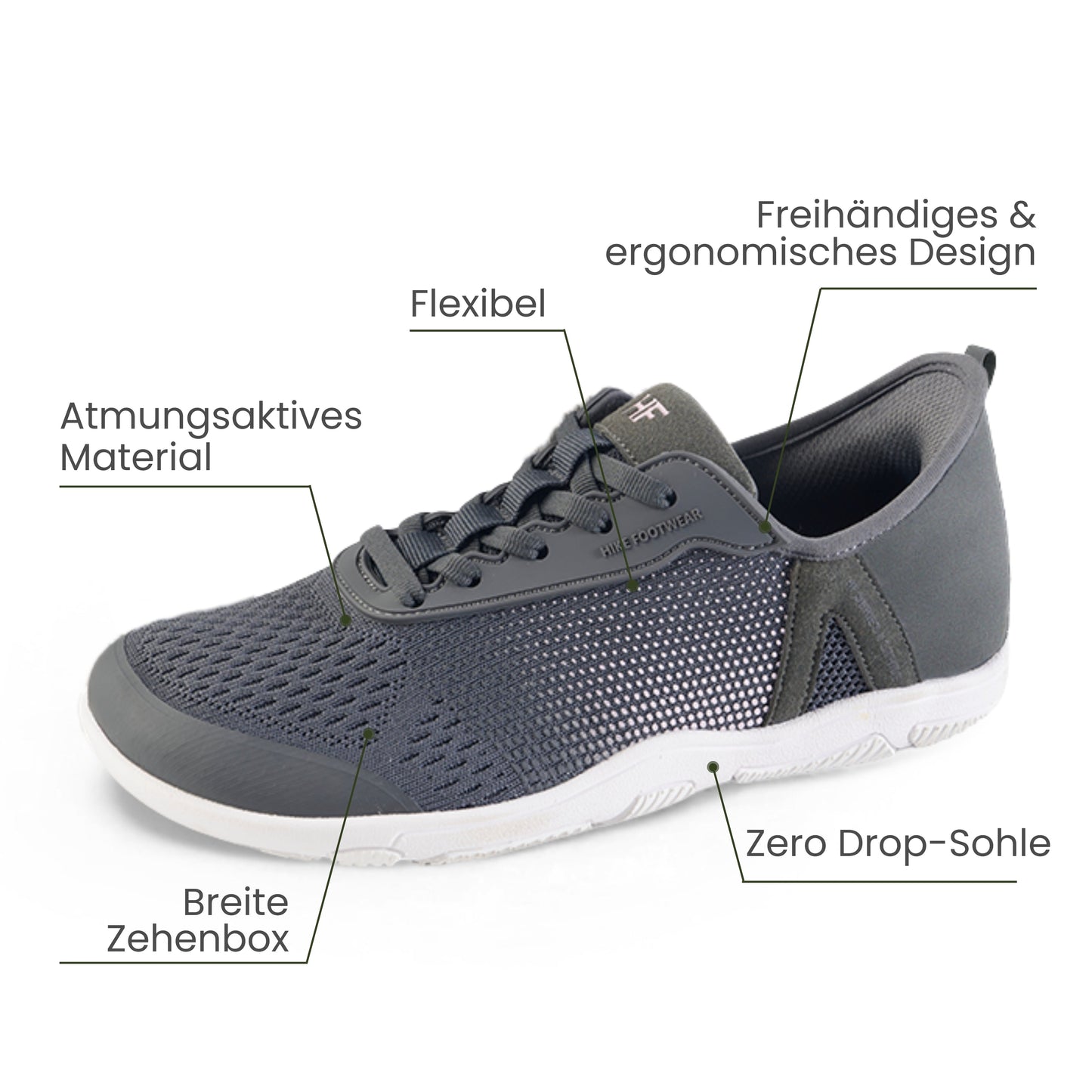 HF Stride – Hands-Free & Ergonomic Barefoot Shoes