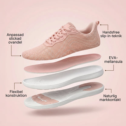 Rosé Sky — Hands-Free Barefoot Shoes for Pain-Free Walking